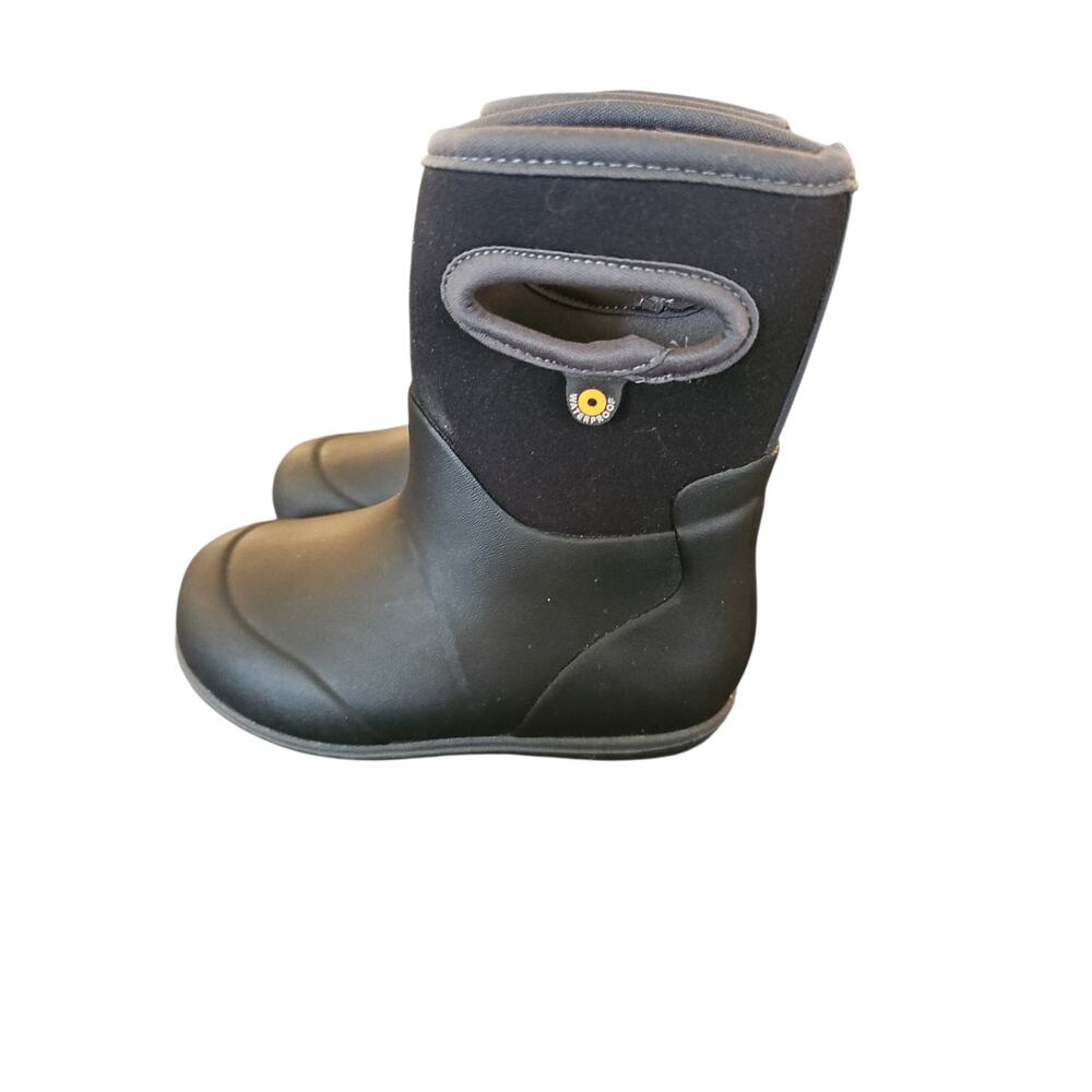 Bogs Baby Classic solid black boots all weather waterproof toddler sz 9 new $55 - Picture 7 of 9
